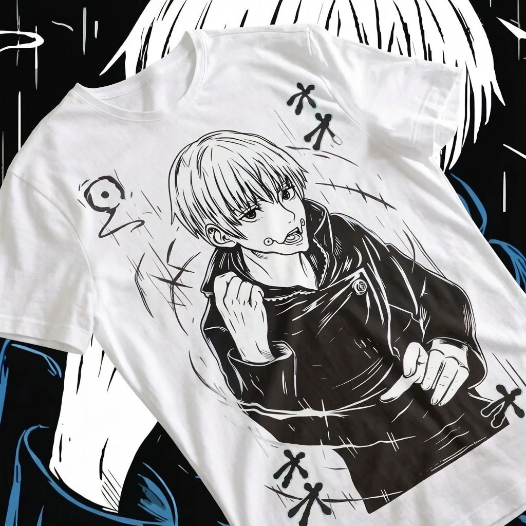 Fashion Y Vintage - Camiseta Inumaki Toge Jujutsu Kaisen Megumi