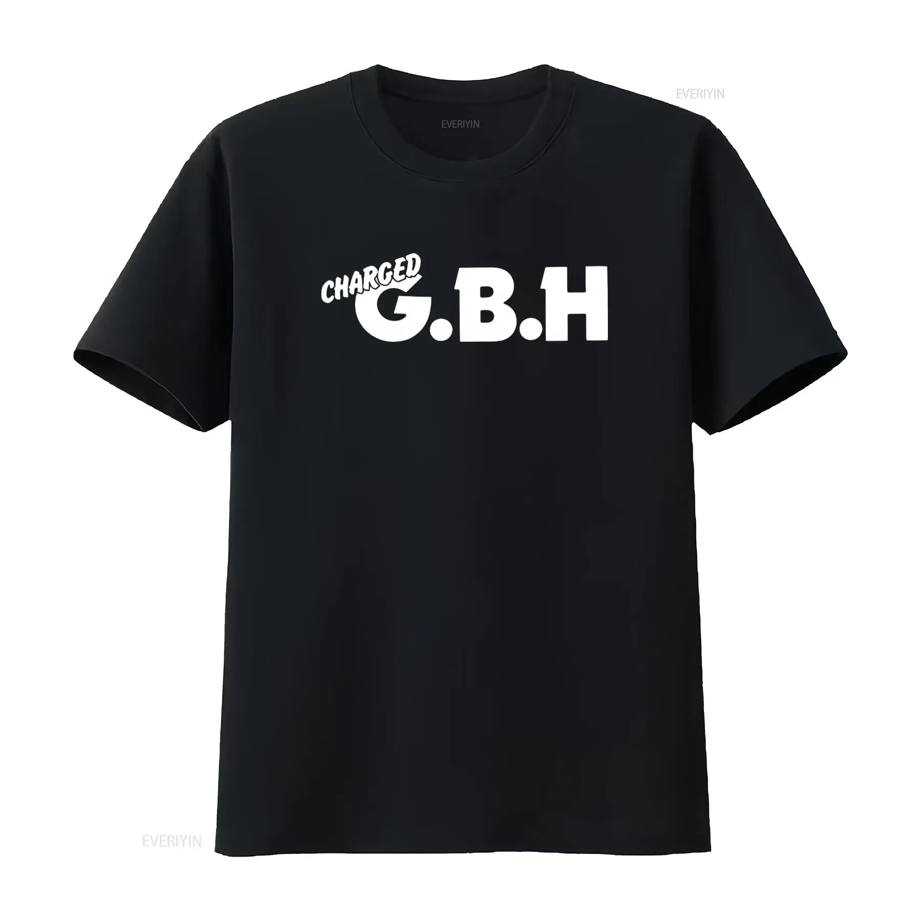 Vintage Fashion Jersey - Camiseta GBH Punk Rock Charged com