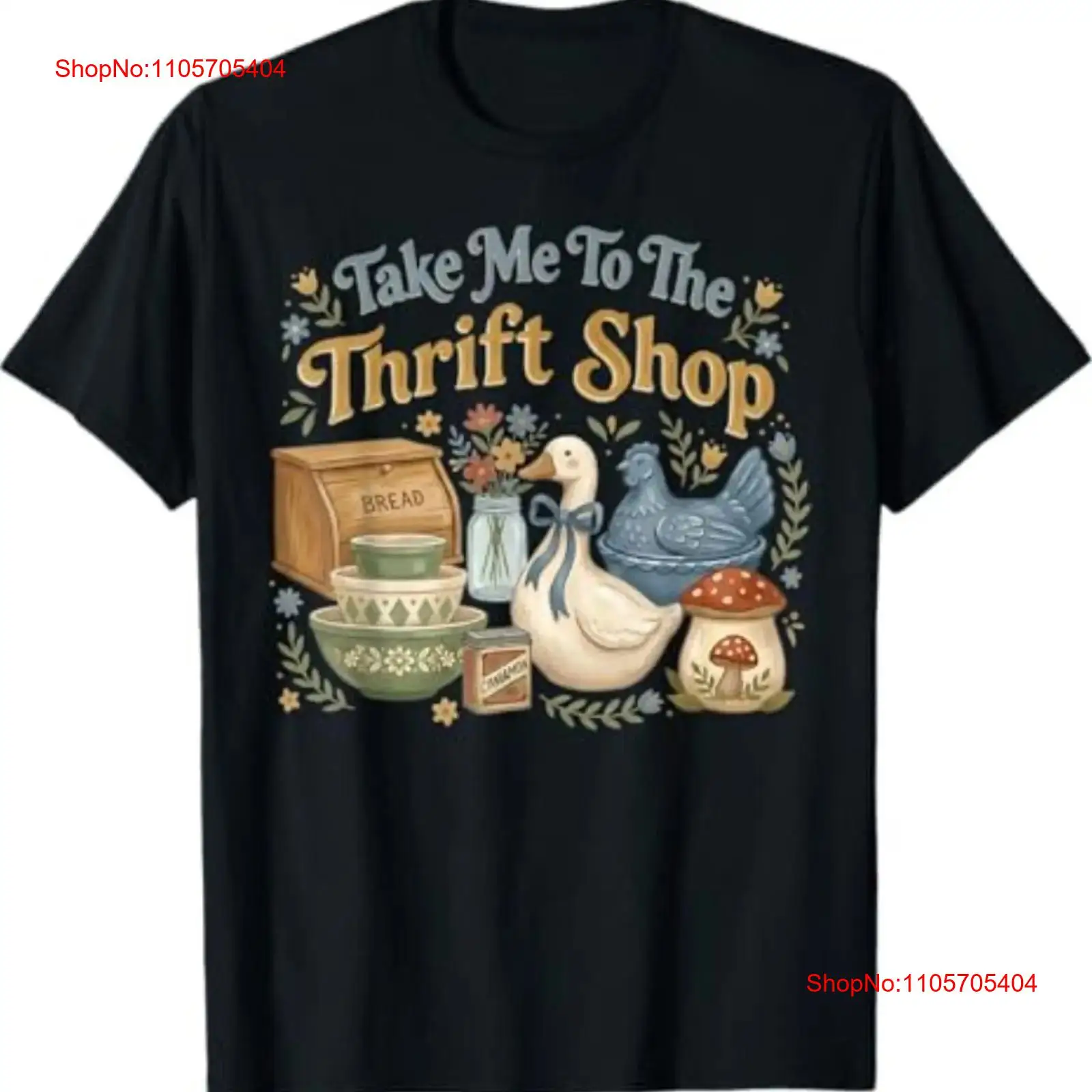 Thrift Vintage Fashion Usa - Camiseta Estética Vintage Cottagecore 'Leva-me ao