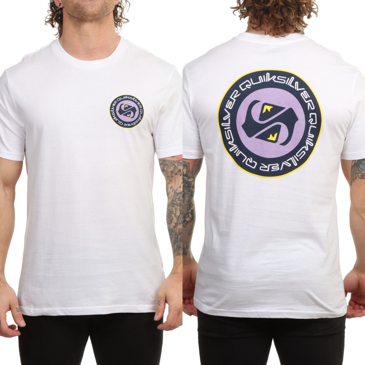 Vintage Fashion Jersey - Camiseta de Algodão Gráfica Quik Surfing