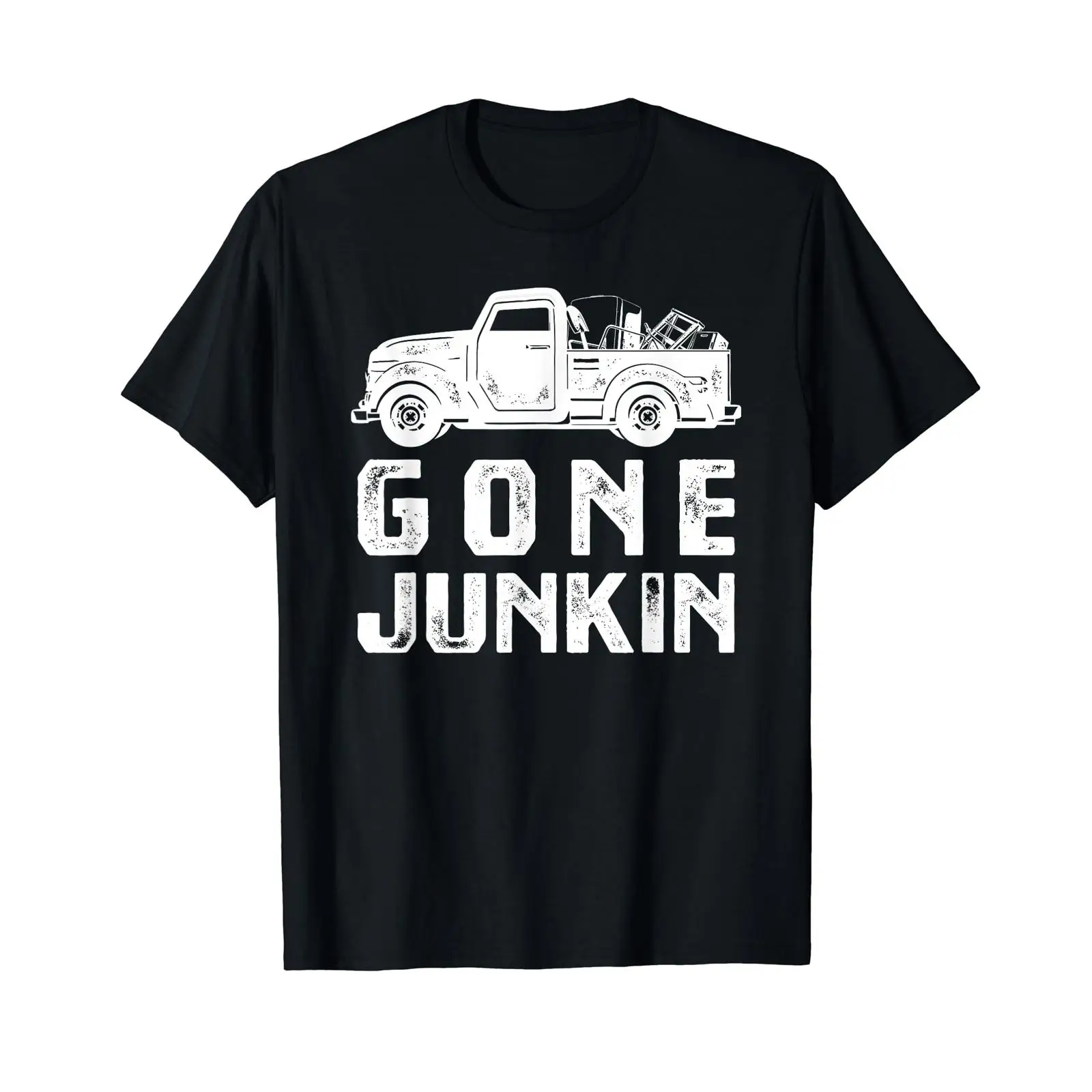 Thrift Vintage Fashion Usa - Camiseta Vintage Engraçada Junker Gone Junkin