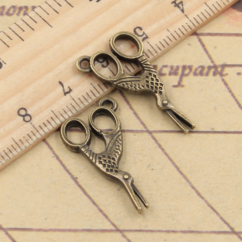 20 pçs encantos sewings tesour - Vintage Fashion Finds avaliação e preço