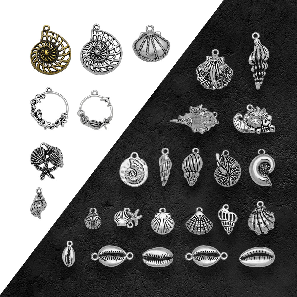 Antique Silver Plated Beach Sh - Vintage Fashion Finds avaliação e preço