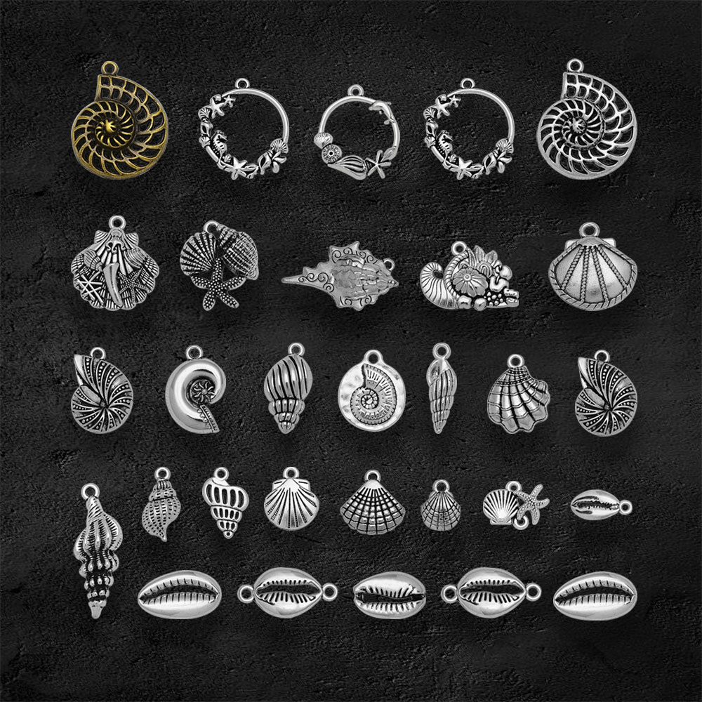Antique Silver Plated Beach Sh - Vintage Fashion Finds avaliação e preço