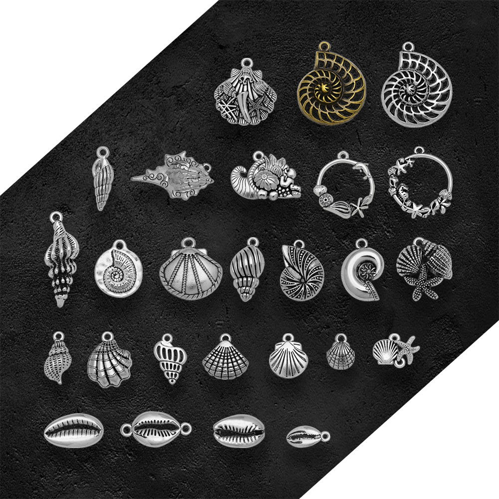 Antique Silver Plated Beach Sh - Vintage Fashion Finds avaliação e preço