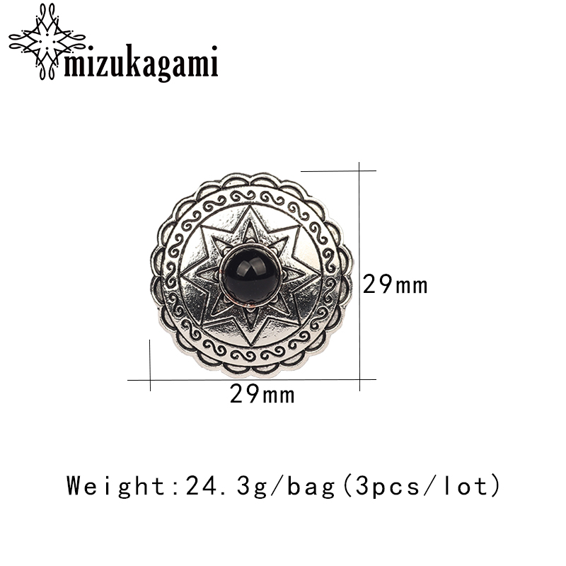 29mm 3 pçs/lote Botão de Liga  - Vintage Fashion Finds avaliação e preço