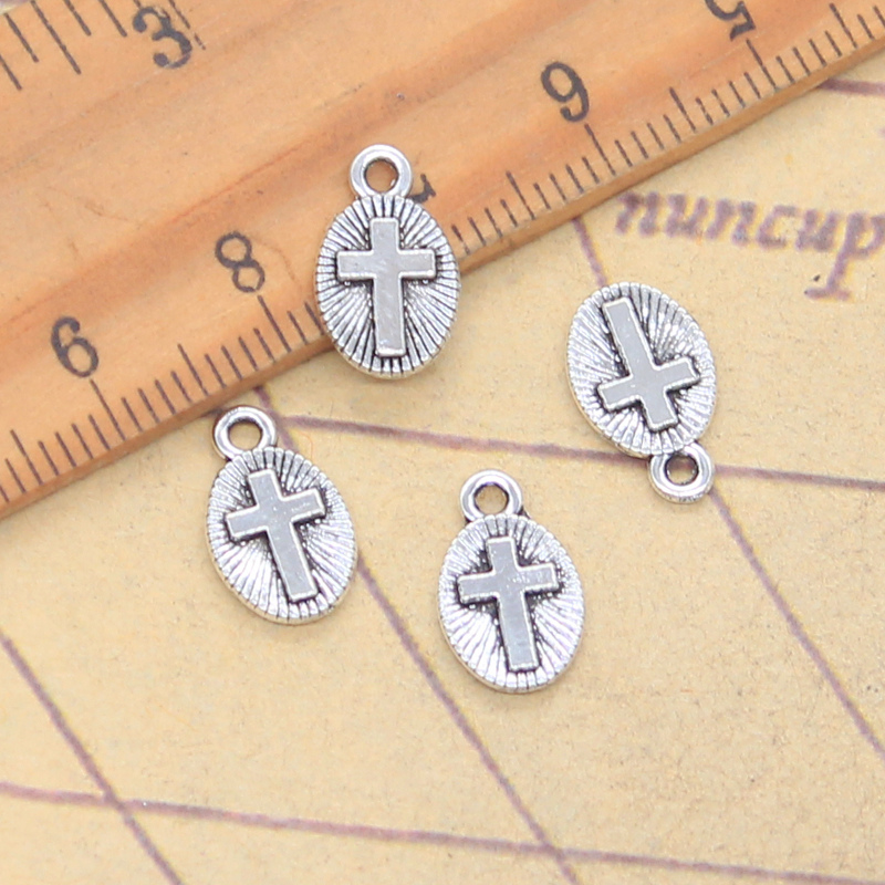30 peças amuletos cruz 13x8mm  - Vintage Fashion Finds avaliação e preço