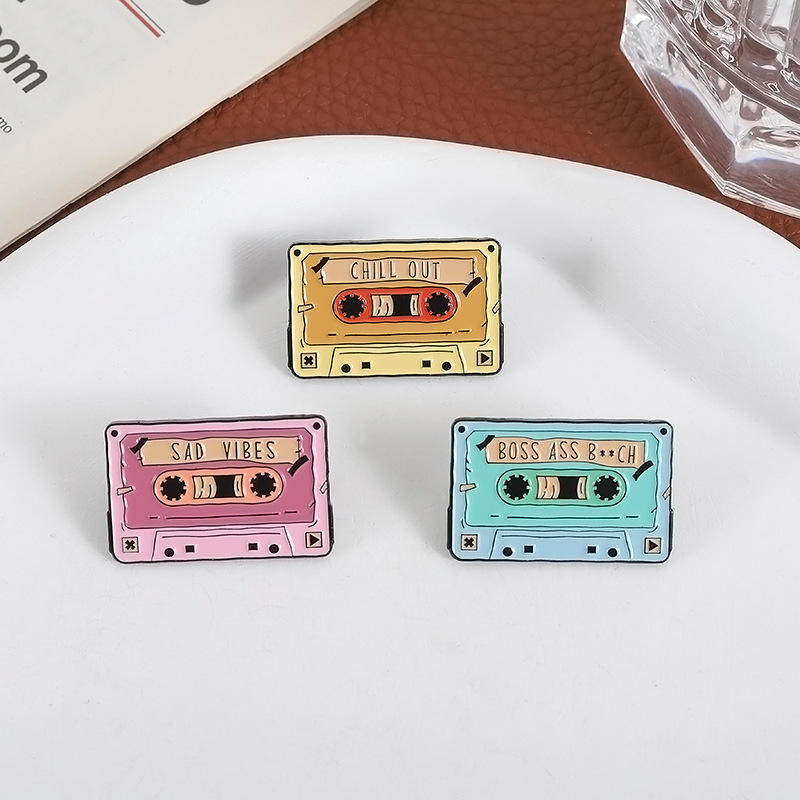 Broches de fita de música vint - Vintage Vibes Fashion avaliação e preço