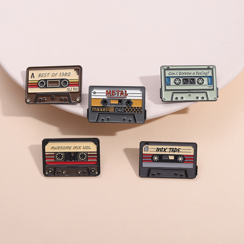 Broches de fita de música vint - Vintage Vibes Fashion avaliação e preço