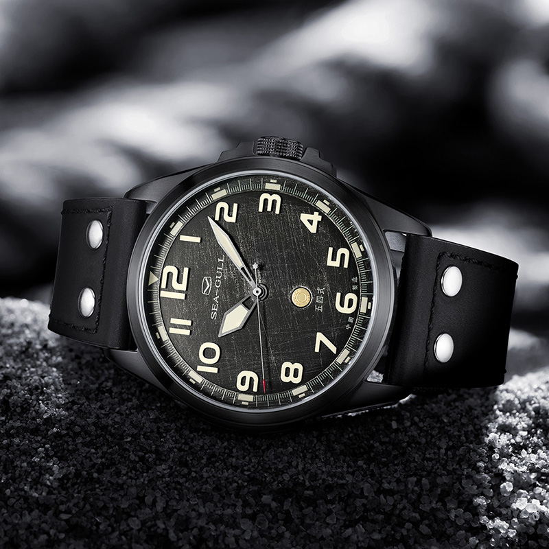 Gaivota 43mm relógio piloto vi - Vintage Fashion Enthusiasts avaliação e preço
