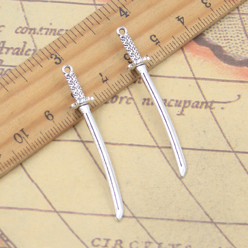 20 pçs encantos faca katana 49 - Vintage Fashion Finds avaliação e preço