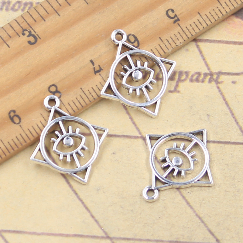 20 pçs encantos quadrado redon - Vintage Fashion Finds avaliação e preço