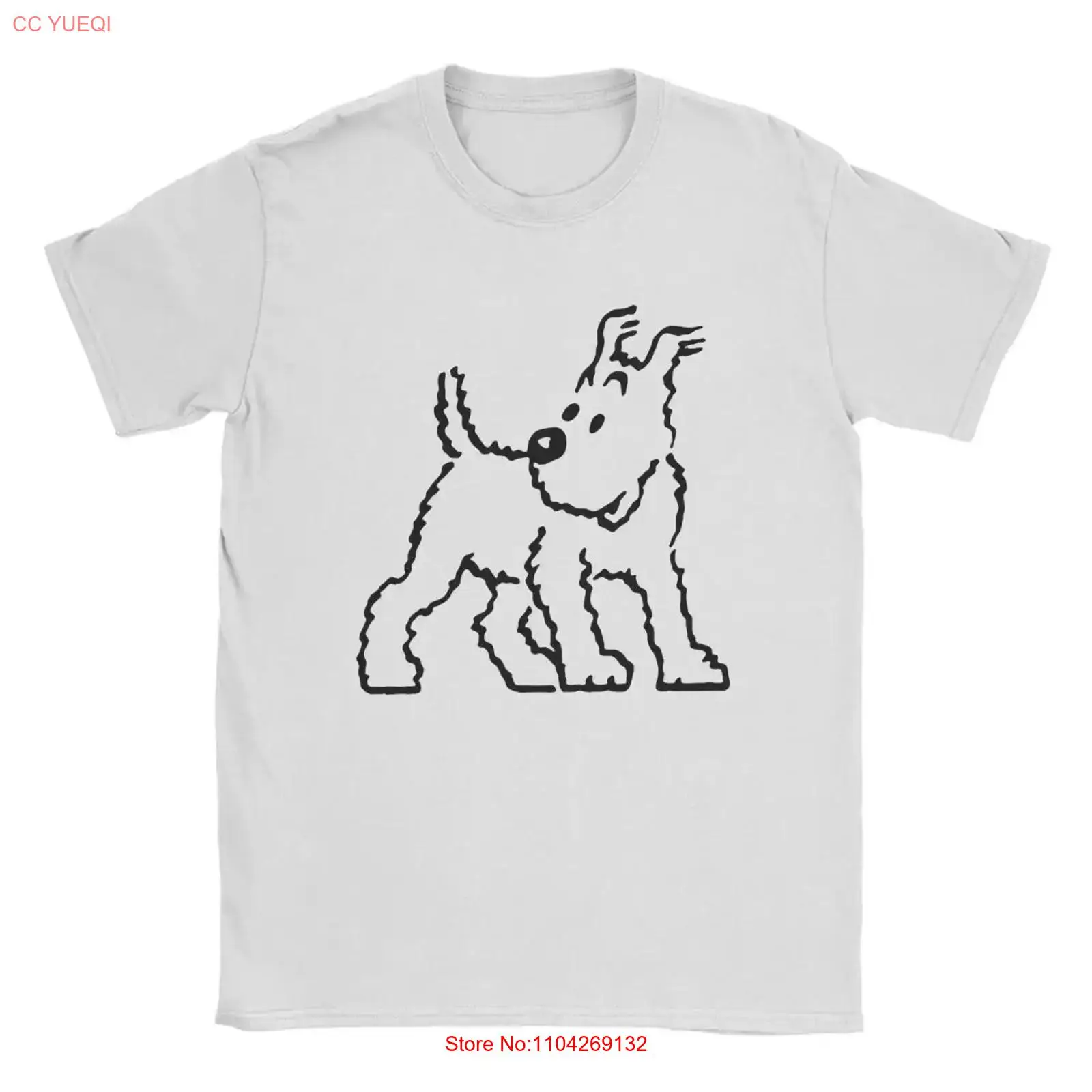 Camiseta Masculina Snowy Dog C - Vintage Fashion Jersey avaliação e preço