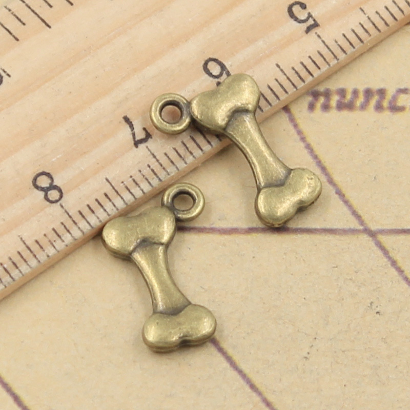 40 pçs encantos osso do cão 16 - Vintage Fashion Finds avaliação e preço