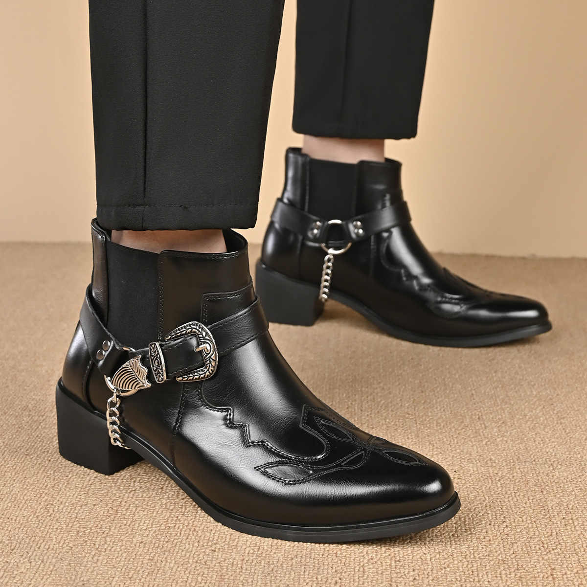Botas Masculinas de Couro Vint - Vintage Fashion Boutique avaliação e preço