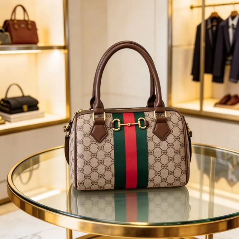 Mochila de Couro de Alta Quali - Vintage Fashion Boutique avaliação e preço